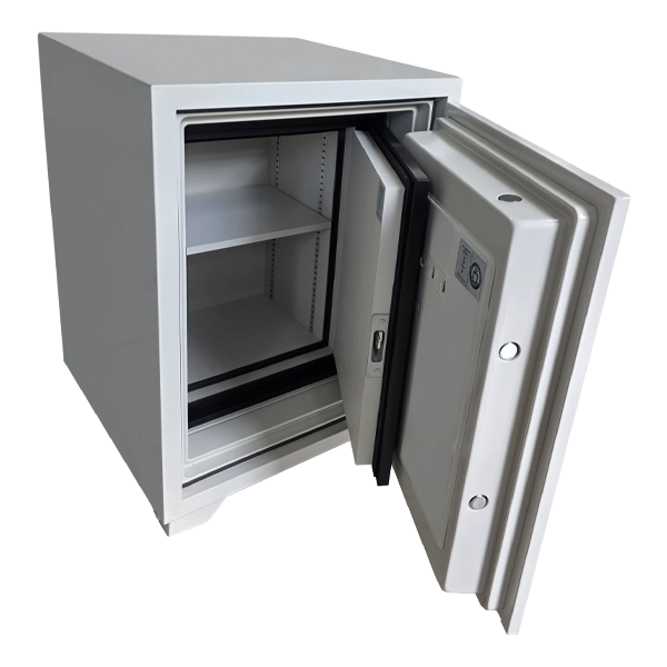Cofre para Mídias Magnéticas DT 70 E – aberto, mostrando o interior
