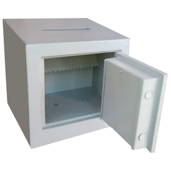Cofre Boca de Lobo TCL 40 BL, aberto, mostrando o interior