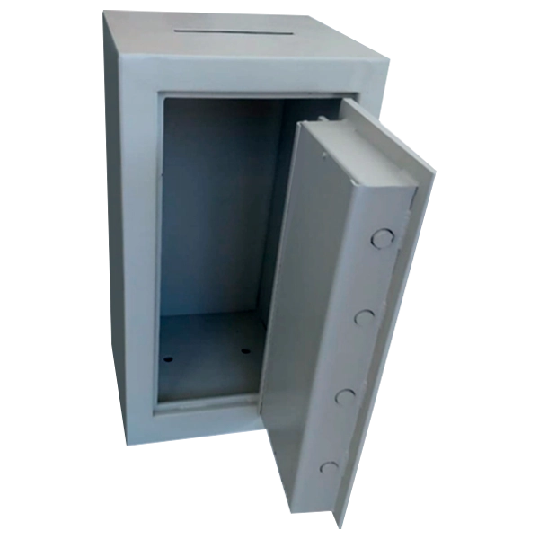 Takemura Cofres – Cofre Boca de Lobo TCL 80 aberto, mostrando o interior