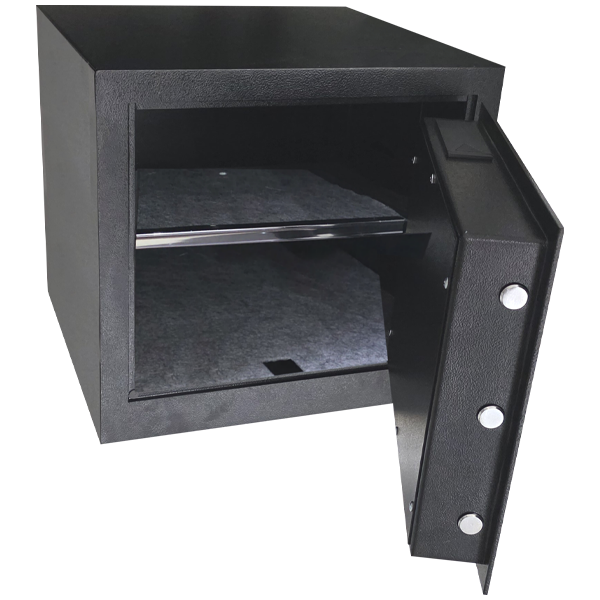Takemura Cofres – Cofre Digital TCL 400 SE Titan aberto, mostrando o interior