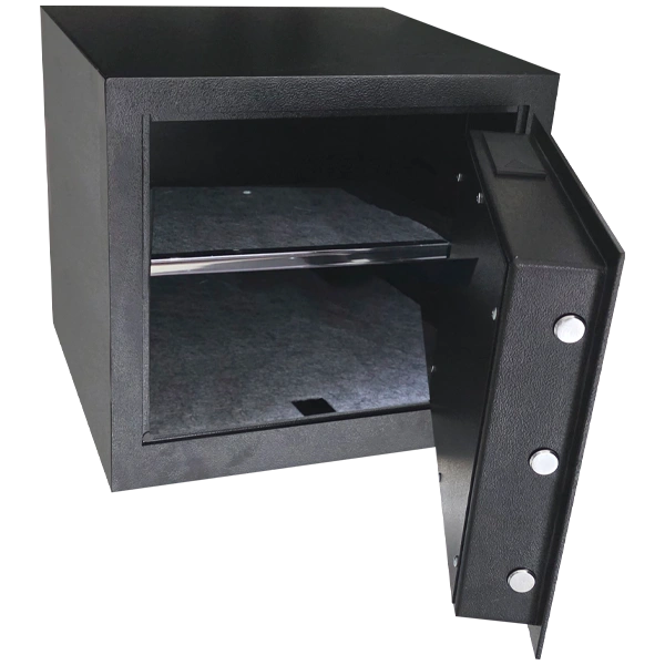 Cofre Digital TCL 400 SE Titan - Biométrico – aberto, mostrando o interior